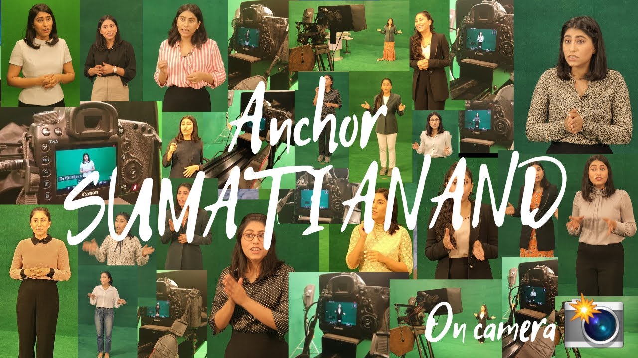 Anchor Sumati Anand #merizubani | Hosting for TV and Camera| #oncamera
