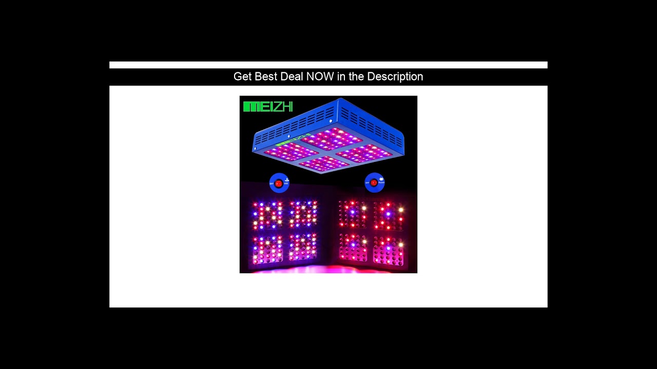 New Years Gift MEIZHI Reflector 450W LED Grow Light Full Spectrum Veg Bloom Hydroponics Indoor  