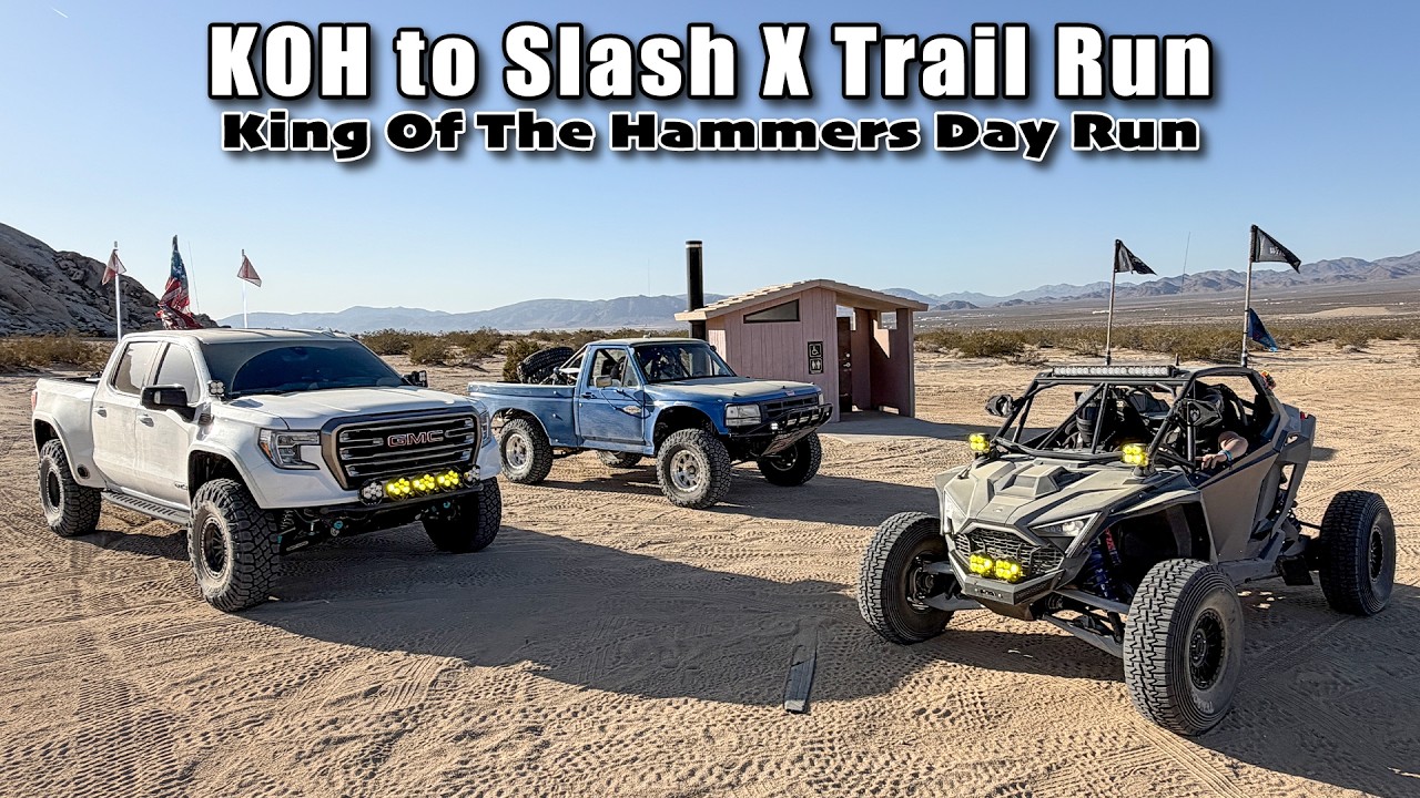 KOH Johnson Valley to Slash X in Barstow - Trail Run for the day!