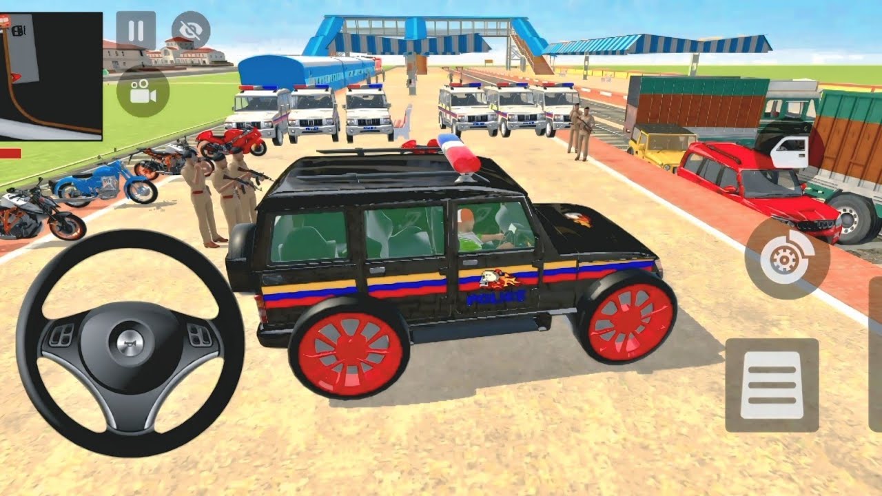 Indian modify car bike game : Jack ordered Police car in game 🎯