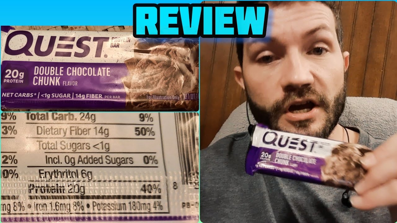QUEST Double Chocolate Crunch Protein Bar Review