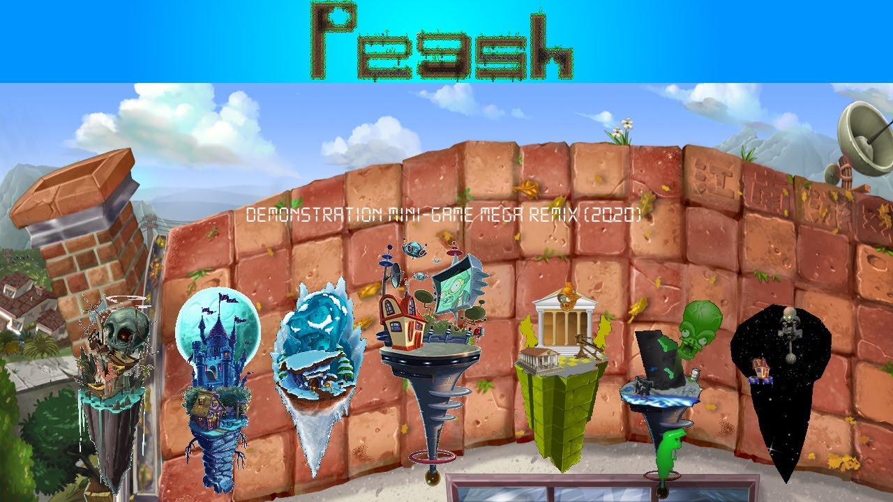 Plants vs. Zombies 2 Demonstration Mini-Game Mega Remix (2020)