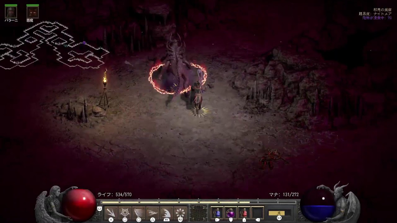 ナイトメア第5章～/ウォーロックLv61 #7【ハクスラ】助さん【Diablo 2 Resurrected】