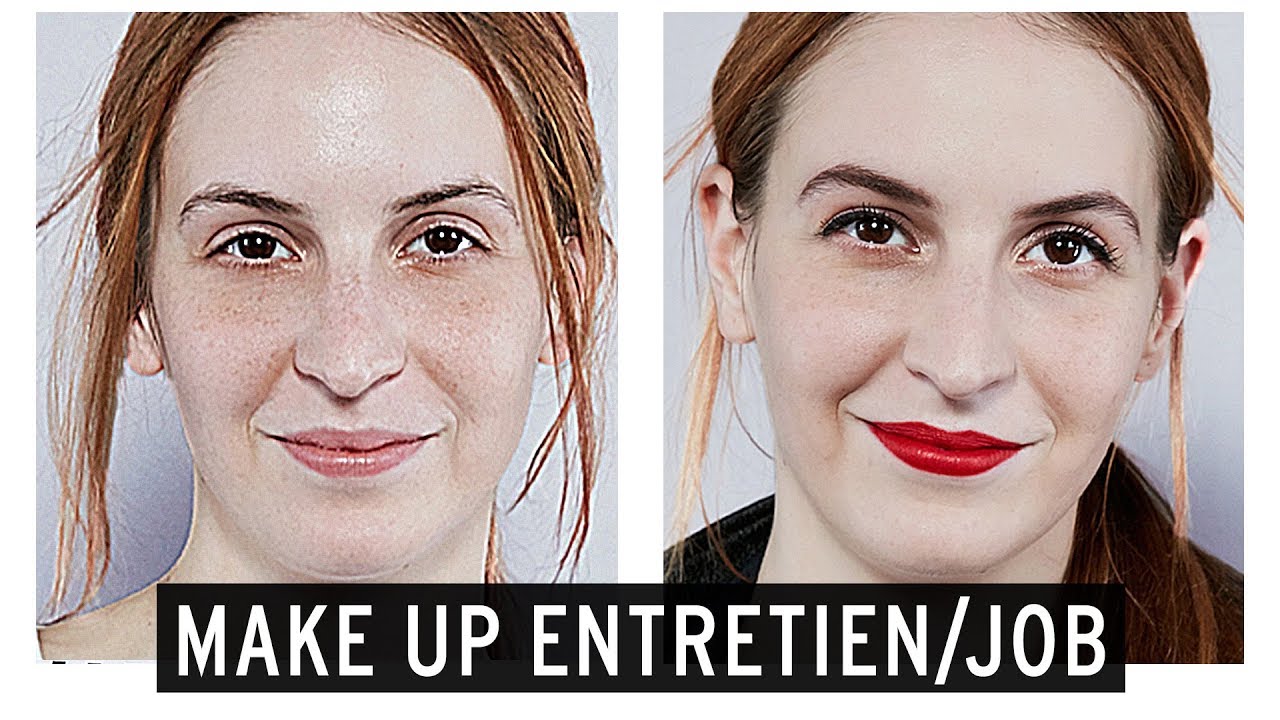 Maquillage pour un Entretien d'Embauche ou au Travail  - Tuto MakeUp Lèvres Rouges