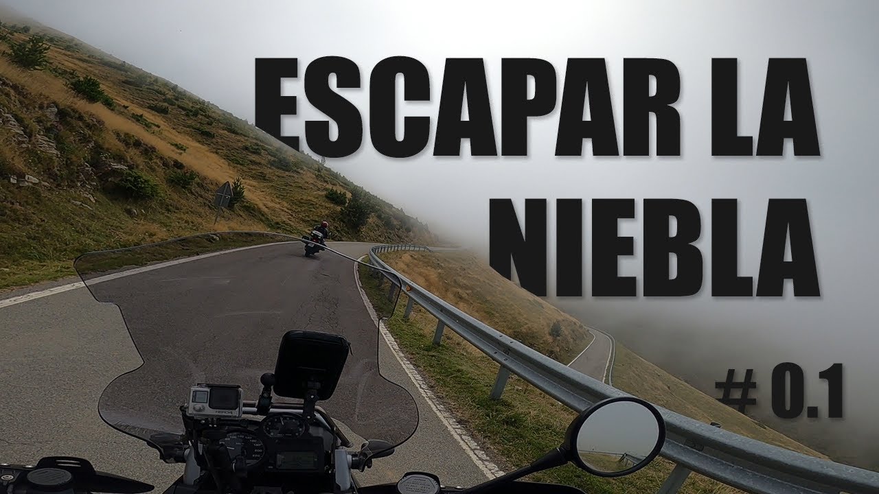 Ruta por los Pirineos en Moto: Niebla y Primera Acampada | #Prep1