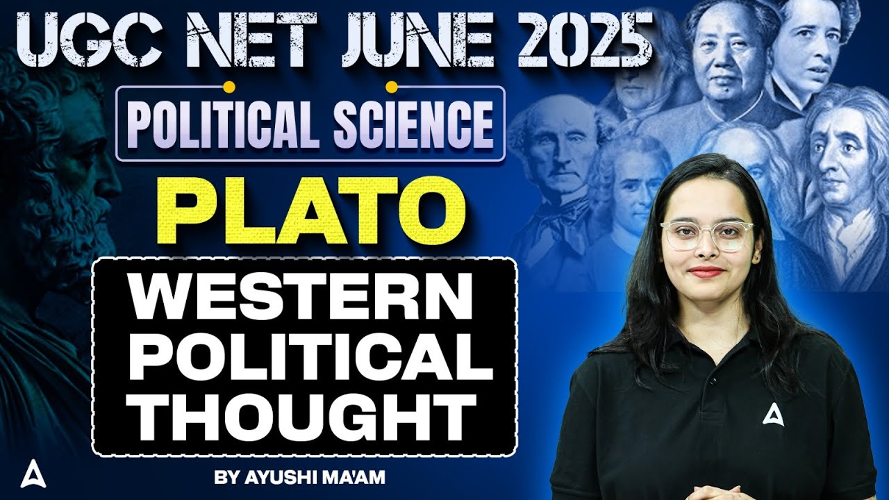 UGC NET Political Science Plato Western Political Thought | By Ayushi Ma'am