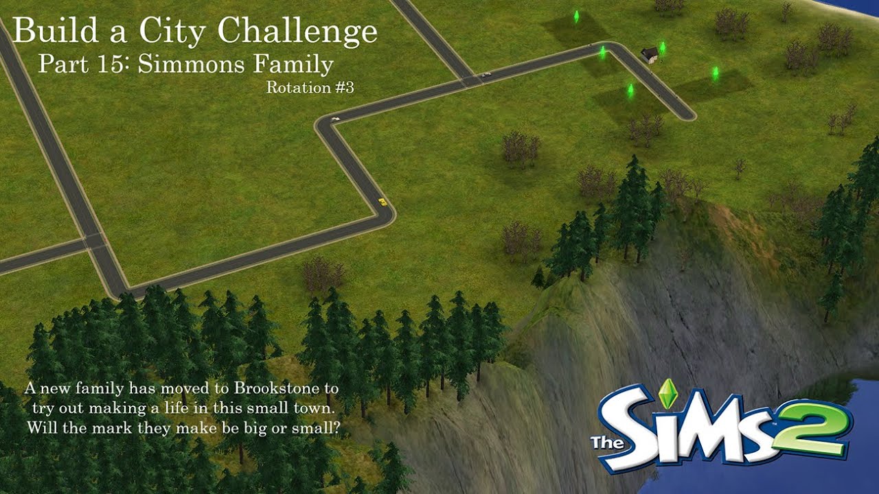 Задание «Построй город» в Sims 2 (Часть 15) | Семья Симмонс | Приветствуем новую семью в Брукстоуне