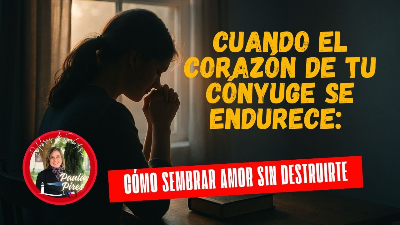😩Cuando el corazón de tu cónyuge se endurece: Cómo sembrar amor sin destruirte - Paula Pires