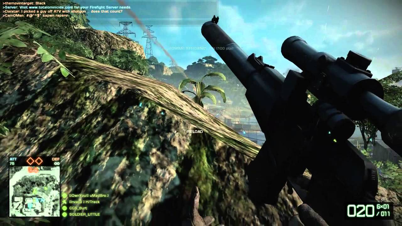 Battlefield: Bad Company 2, 57-6 with VSS, unedited gameplay