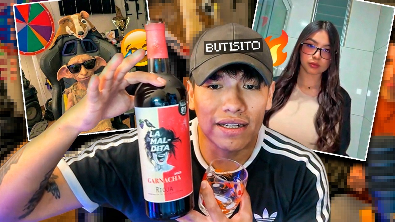 Buti Se TOMA Un Vino🍷 Y se Pone a REACCIONA 😱 a videos de Discord