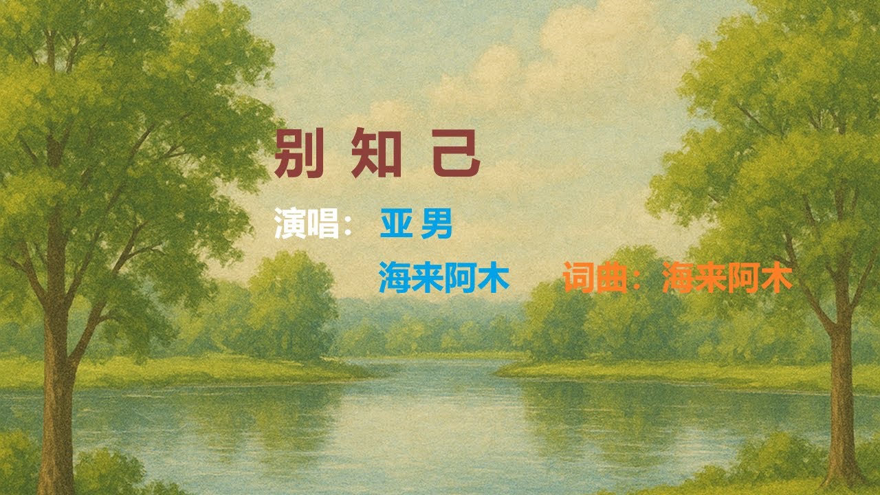 别知己（海来阿木 + 亚男）『我的朋友你别再多愁善感昨天已经过去 所有的伤心和烦恼已离去』【YouTube流行歌曲】#别知己#亞男#海来阿木#流行歌曲