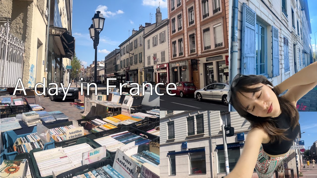 A day in France | Lyon, France | Erasmus | relaxing | Uni student