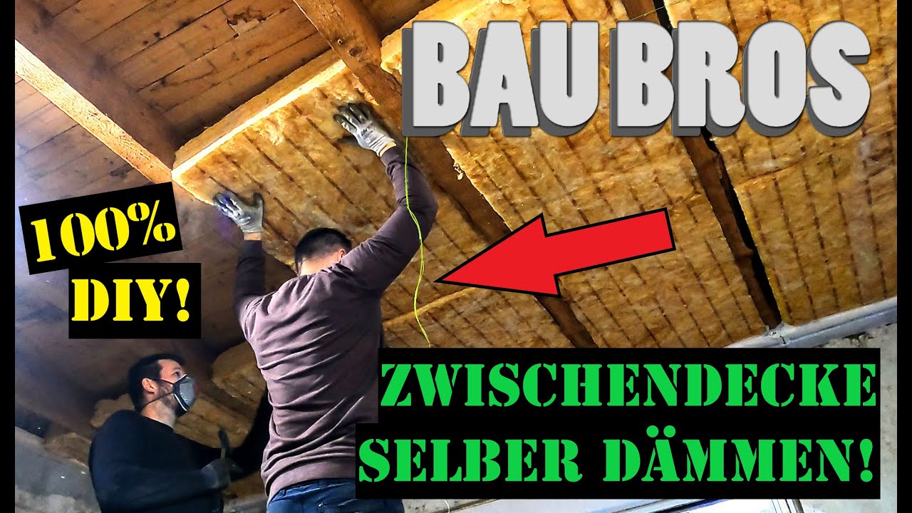 Zwischendecke dämmen - mit diesem einfachen Trick kann es jeder! Renovierung selber machen!