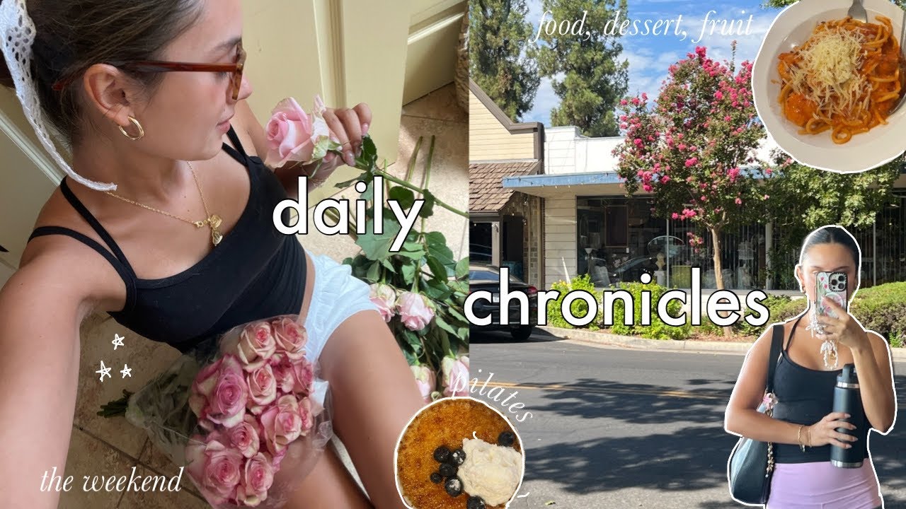 daily chronicles🌸 eating good, pilates in the morning, new friends