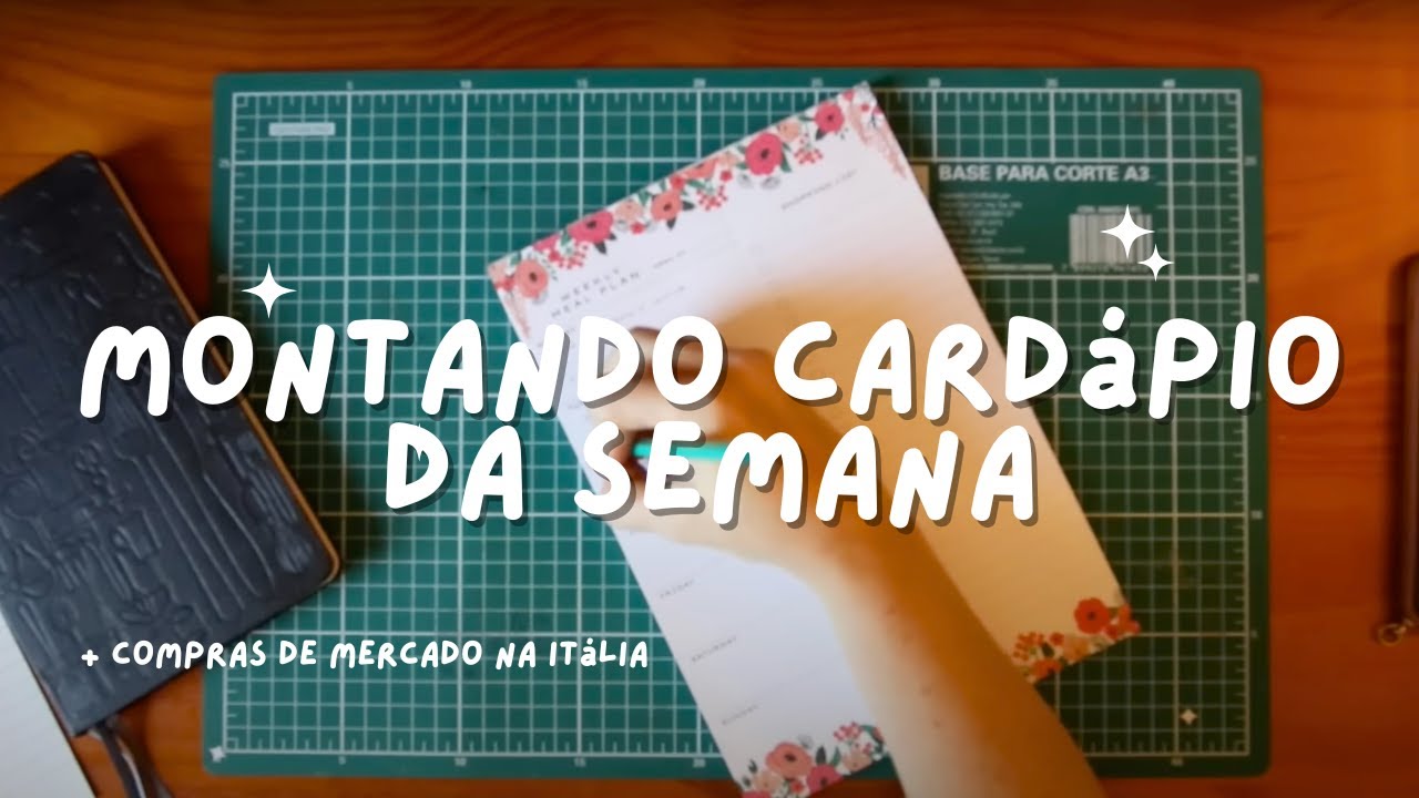 Montando cardápio da semana + Compras de mercado em Roma | Thalita Campedelli