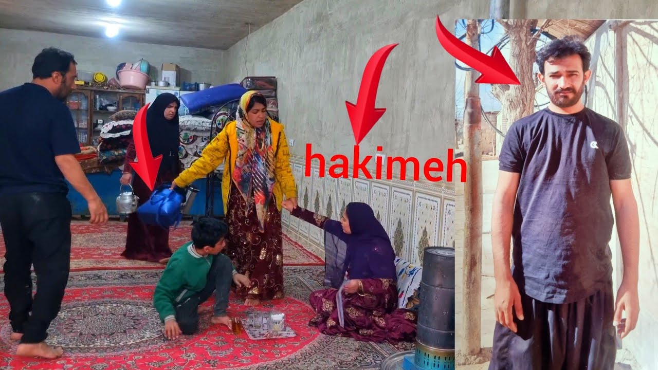 Hakimeh returns to her parents to look for her husband, Reyhan.