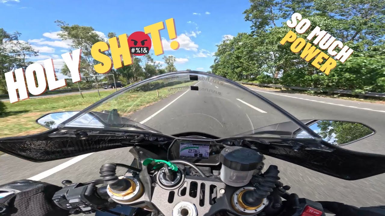 My reaction on Yamaha R1M (So much power)