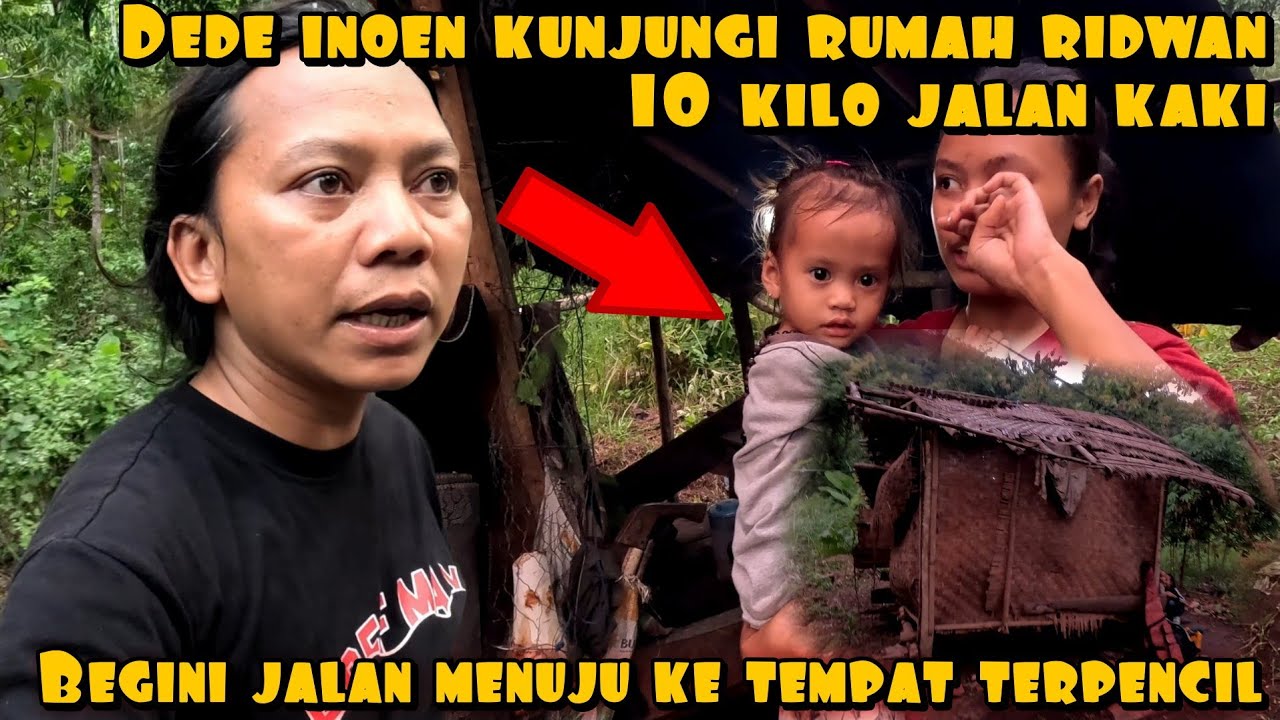 KUNJUNGI RUMAH GUBUK RIDWAN DI TENGAH HUTAN BIKIN TERHARU MELIHATNYA