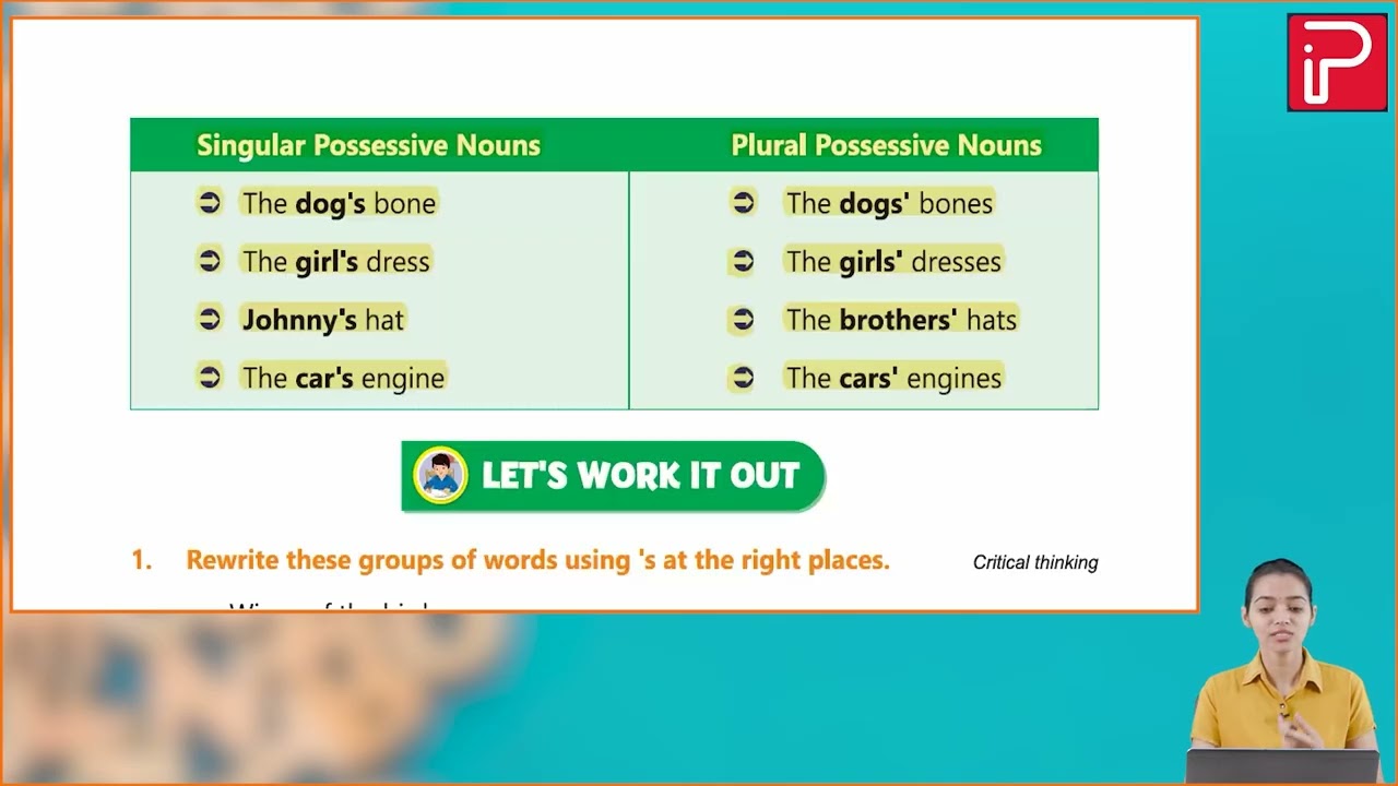 Ch 7 | Pan India | Grammar | Class 03 | Possessives('s) | For children