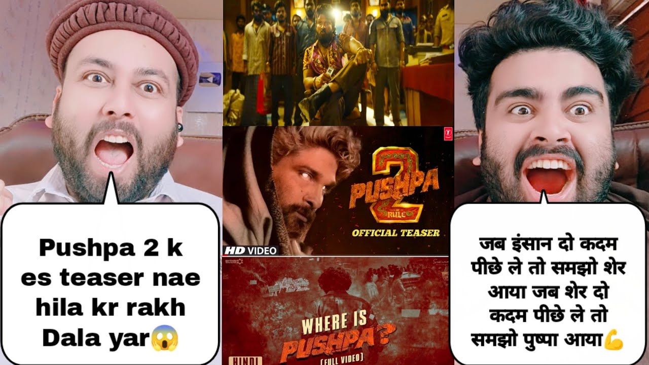 Pushpa 2 The Rule Teaser | Where Is Pushpa | Hindi | Allu Arjun | Sukumar | Rashmika | Fahadh Faasil