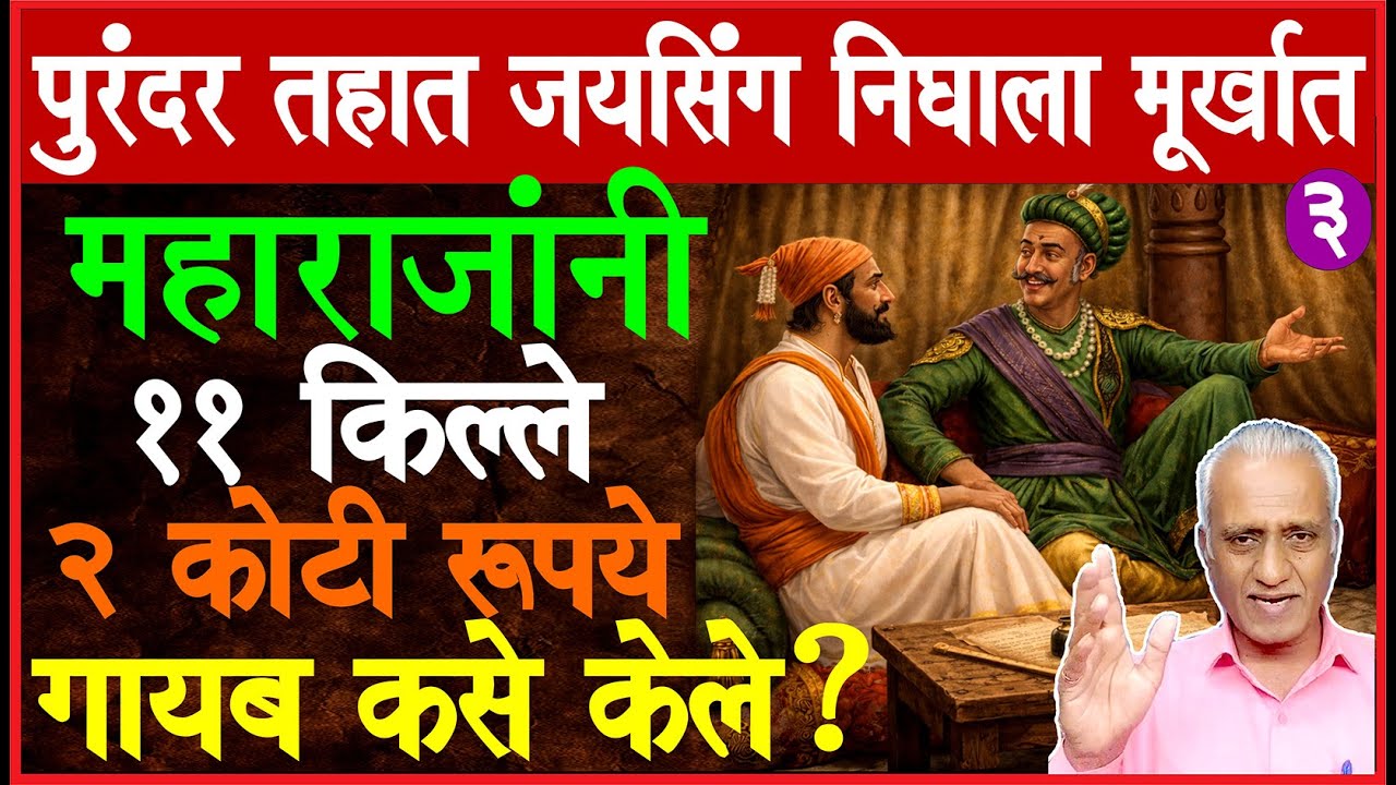 राजांच्या करामतीने जयसिंगाला धोबीपछाड! किल्ल्यांची चमत्कारिक वाटणी!