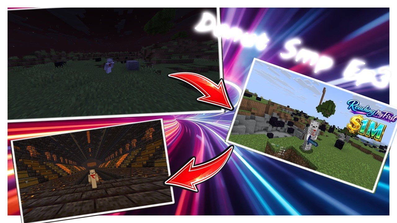 Donut SMP - Building my first Base and Gearing up for PvP