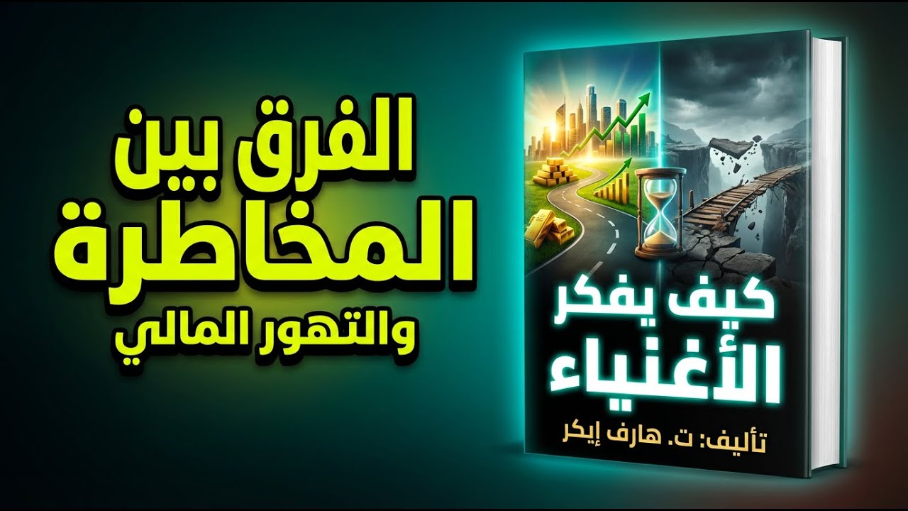 كيف يفكر الأغنياء ؟ الفرق بين المخاطرة والتهور المالي | ملخص كتاب صوتي