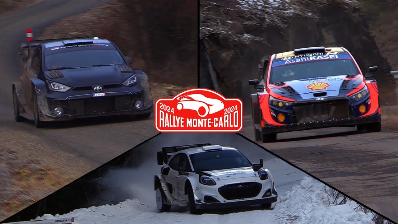 BEST OF Tests Rallye Monte Carlo 2024 - MAX ATTACK ON TARMAC / ICE / SNOW