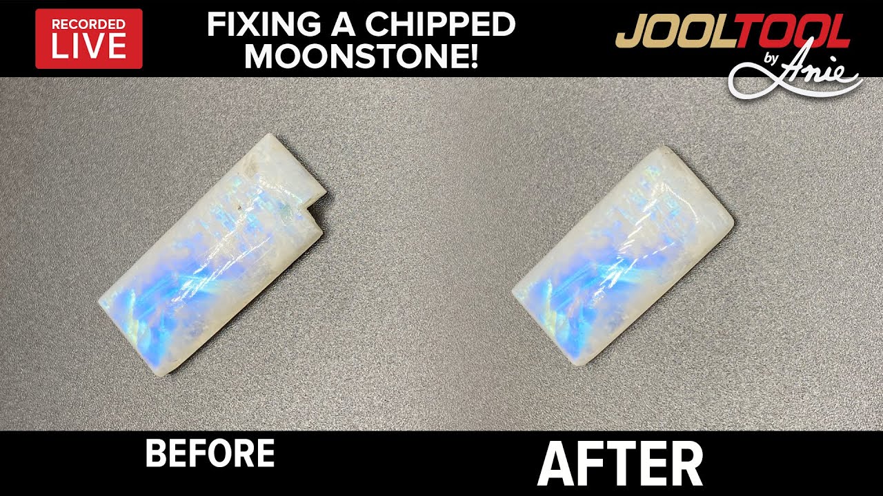 Fixing a chipped Moonstone on the JOOLTOOL - LIVE with Anie