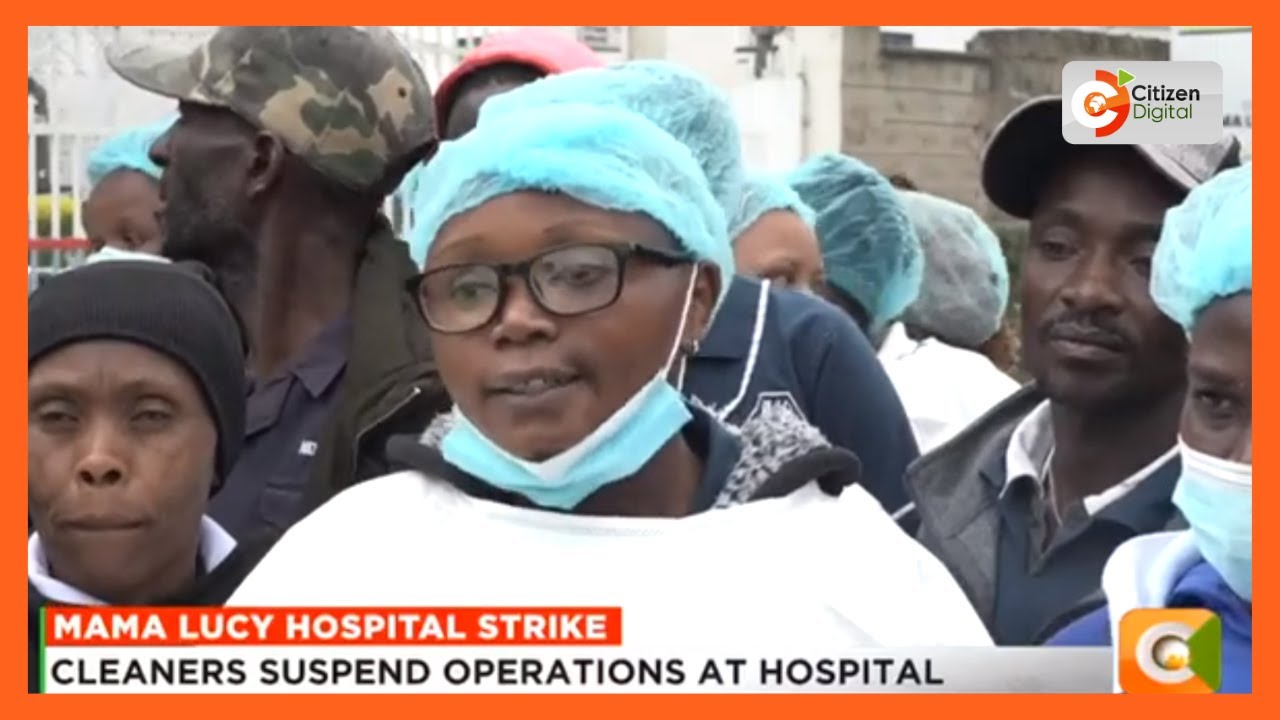 Cleaners suspend operations at Mama Lucy Hospital