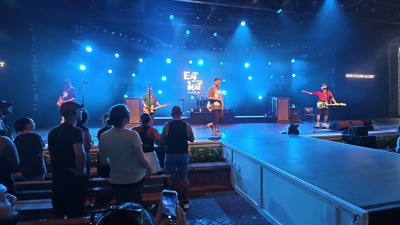 New Found Glory live @ Epcot 2nd show | Eat to the Beat Concert Series 10/5/2025 | Walt Disney World