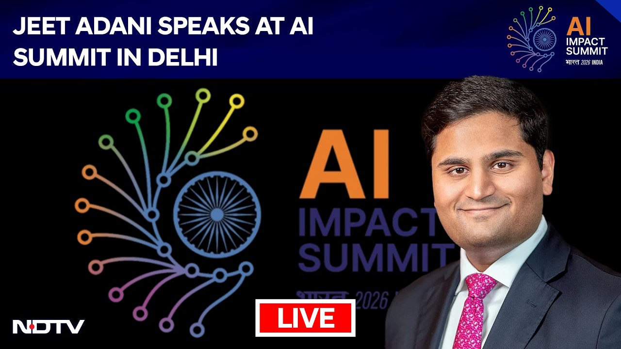 Jeet Adani LIVE | Jeet Adani Speaks At AI Summit In Delhi