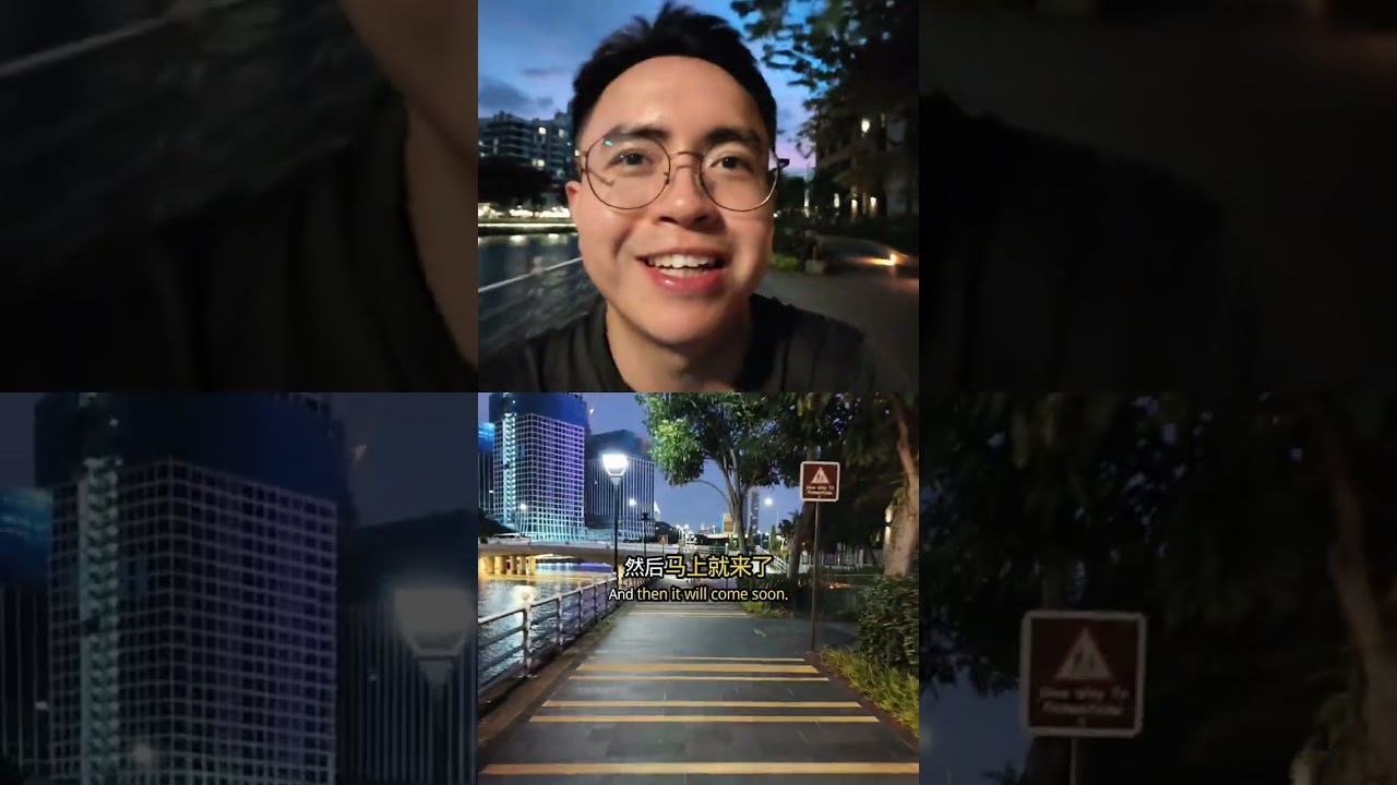 2026.1.25记：沿着玛朗小径看了附近的公园和缆车，晚上的灯光秀好多啊。