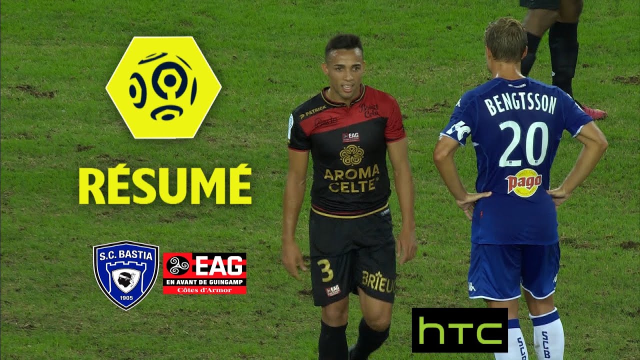 SC Bastia - EA Guingamp (1-0)  - Résumé - (SCB - EAG) / 2016-17