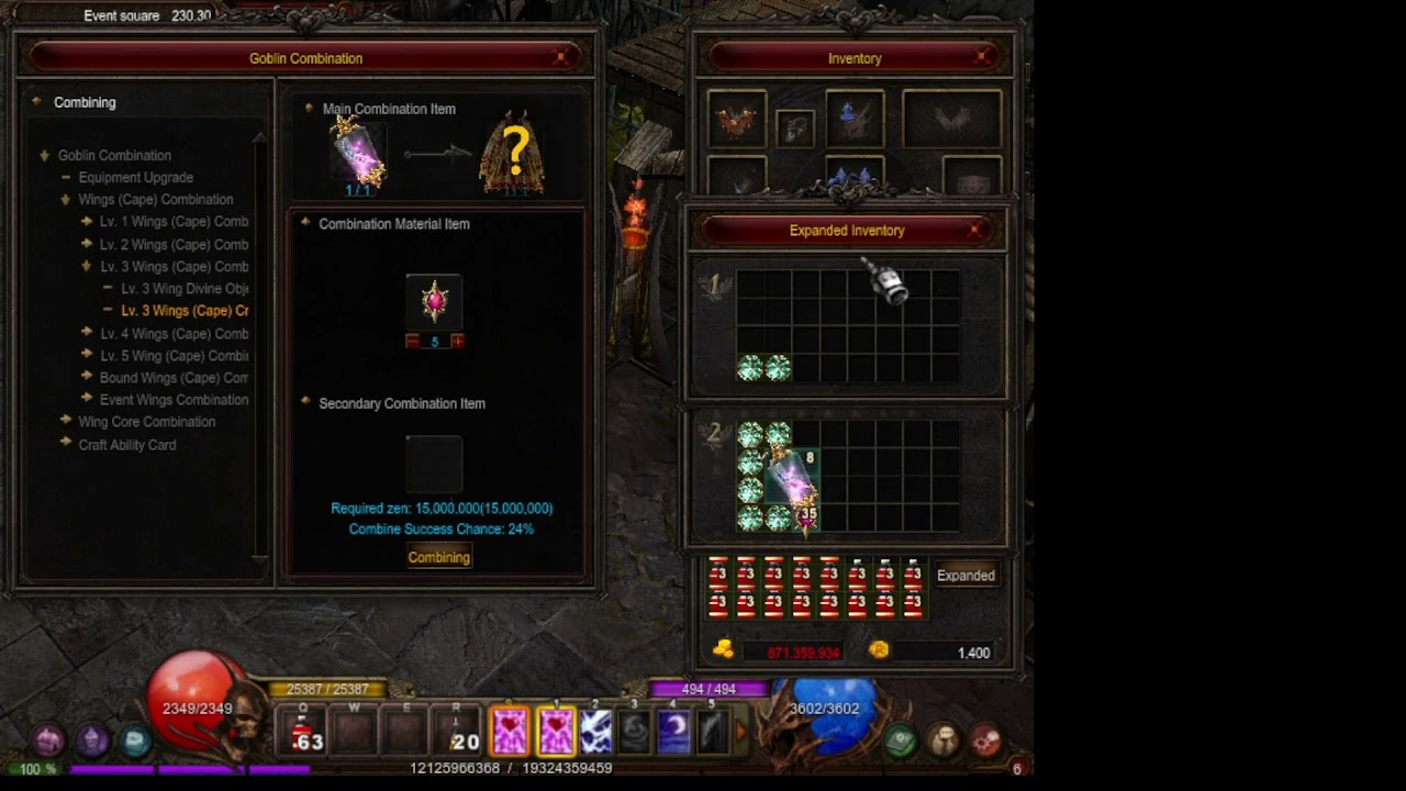 Epic Sucess Trying Create 10 Wings lvl 3 Mu Online Fresei.