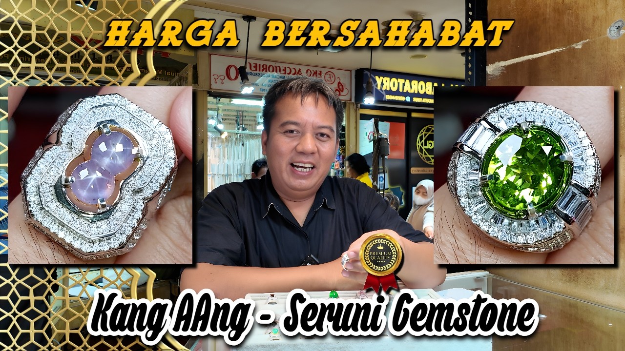 Cincin Antik Keren❗Kolektor Pasti Suka ( Kang Aang - Gemstone )