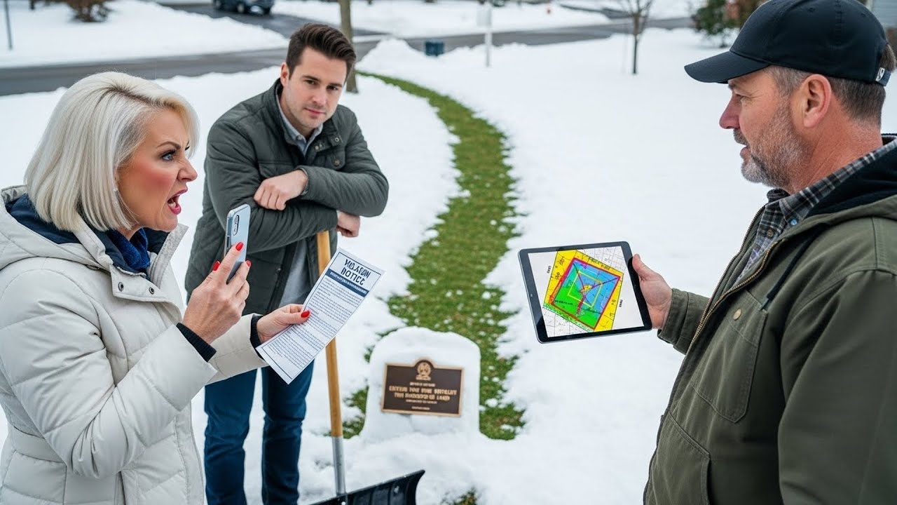 HOA Demanded I Remove Snow From Shared Path, Survey Proved Path Is Entirely My Land