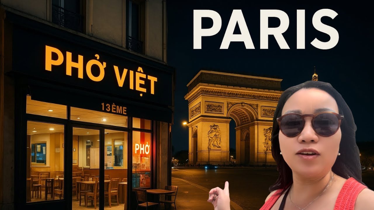 Người Vn Quận 13 ở Paris Phát triển Mạnh, Hàng Quán của Người Vn Tấp Nập Khách 