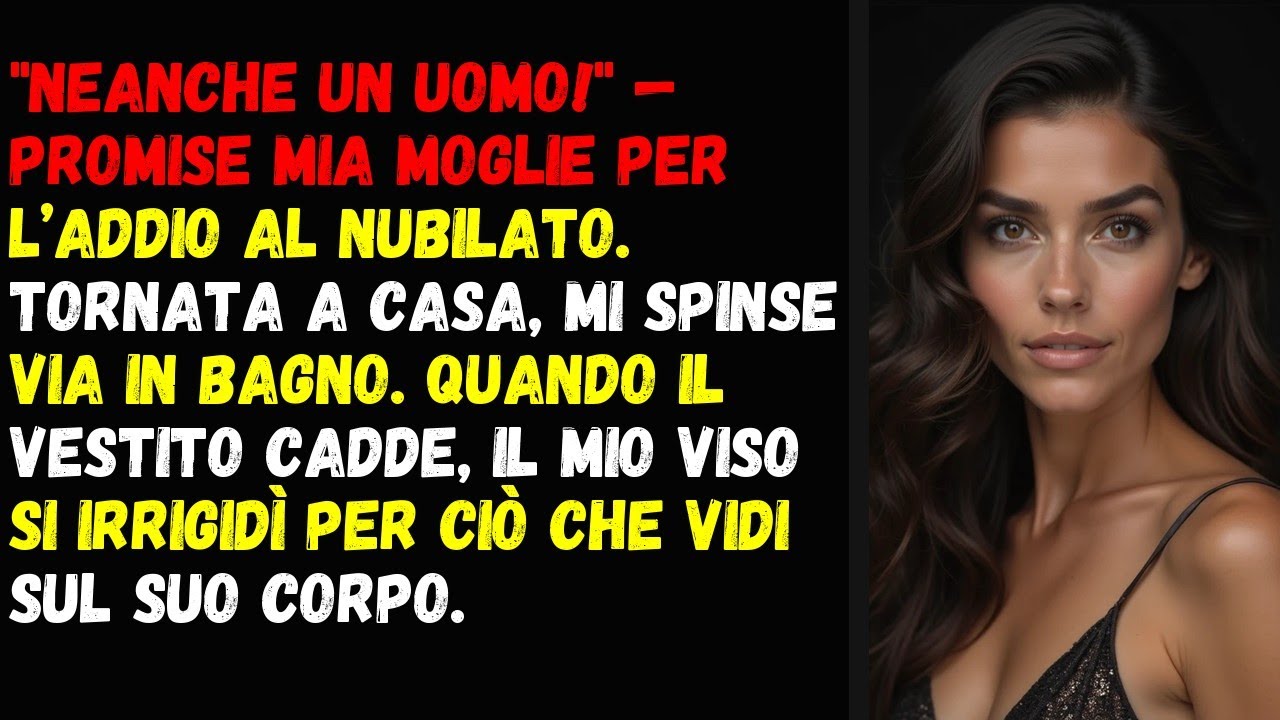"Neanche un uomo!" — promise mia moglie per l’addio al nubilato. Tornata a casa