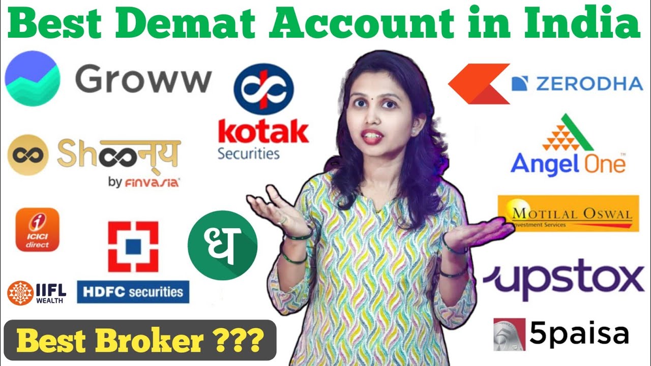 Best Demat Account 2026 | Discount Broker in India | Demat Account comparison | Groww Zerodha Dhan