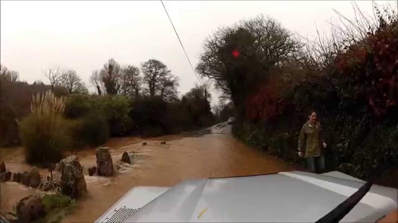 Floods at Bridgend, Newton Ferrers.