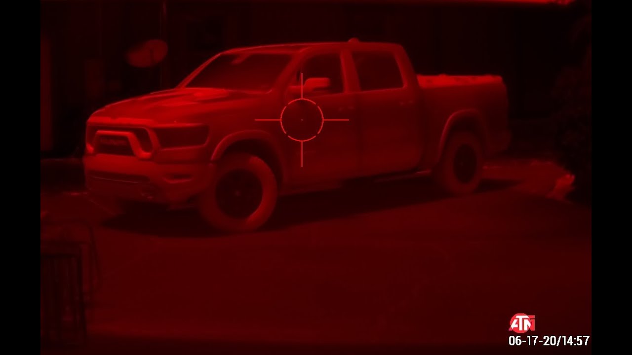 ATN Thor 4 Thermal Scope mount and sight in
