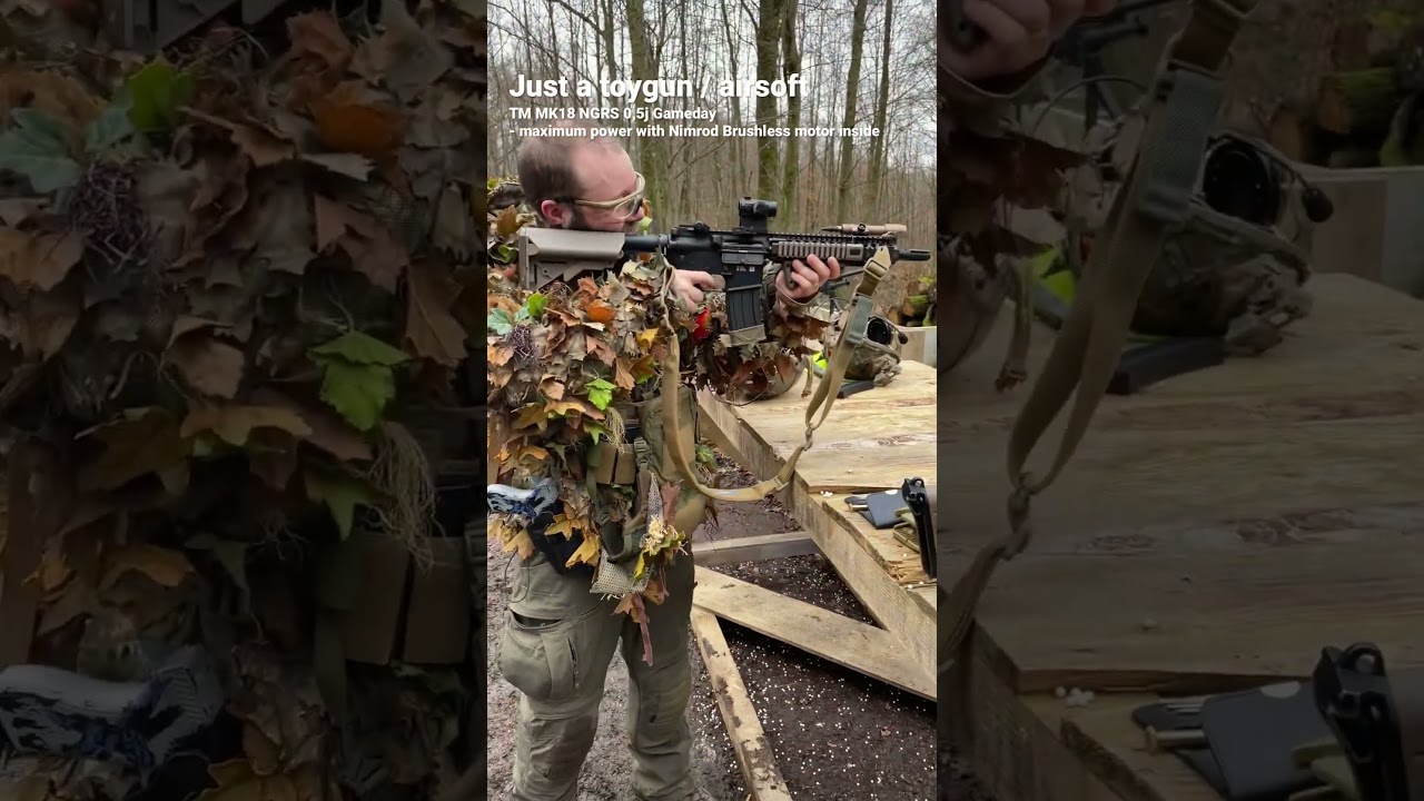 This AIRSOFT has a RECOIL like a gbb - but it&rsquo;s an aeg! U don&rsquo;t believe it until&hellip;TM Mk18 NGRS