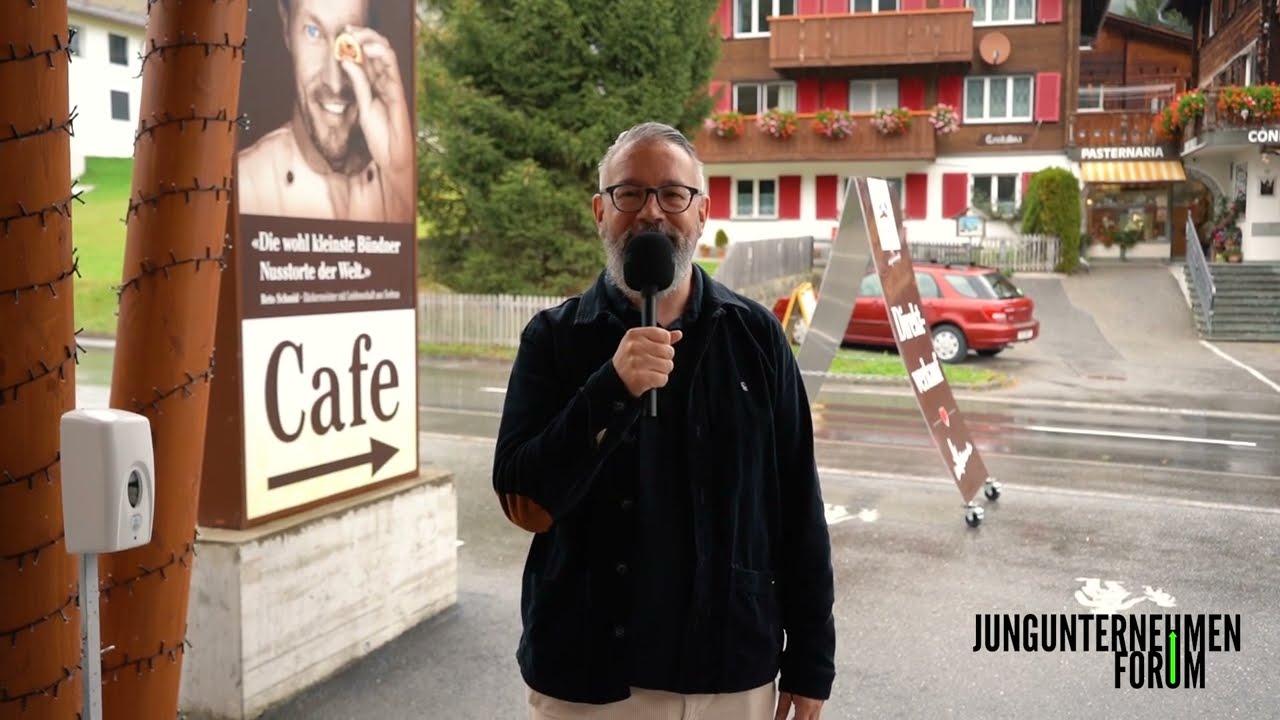 Jungunternehmenforum on the Road 2024: Reto Schmid, La Conditoria Sedrun