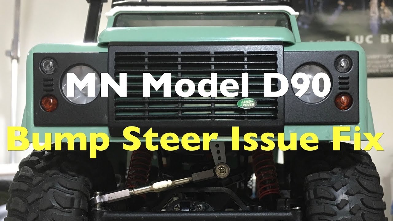 MN Model D90 Land Rover: How To Solve The Pump Steer Issue Using WPL Parts