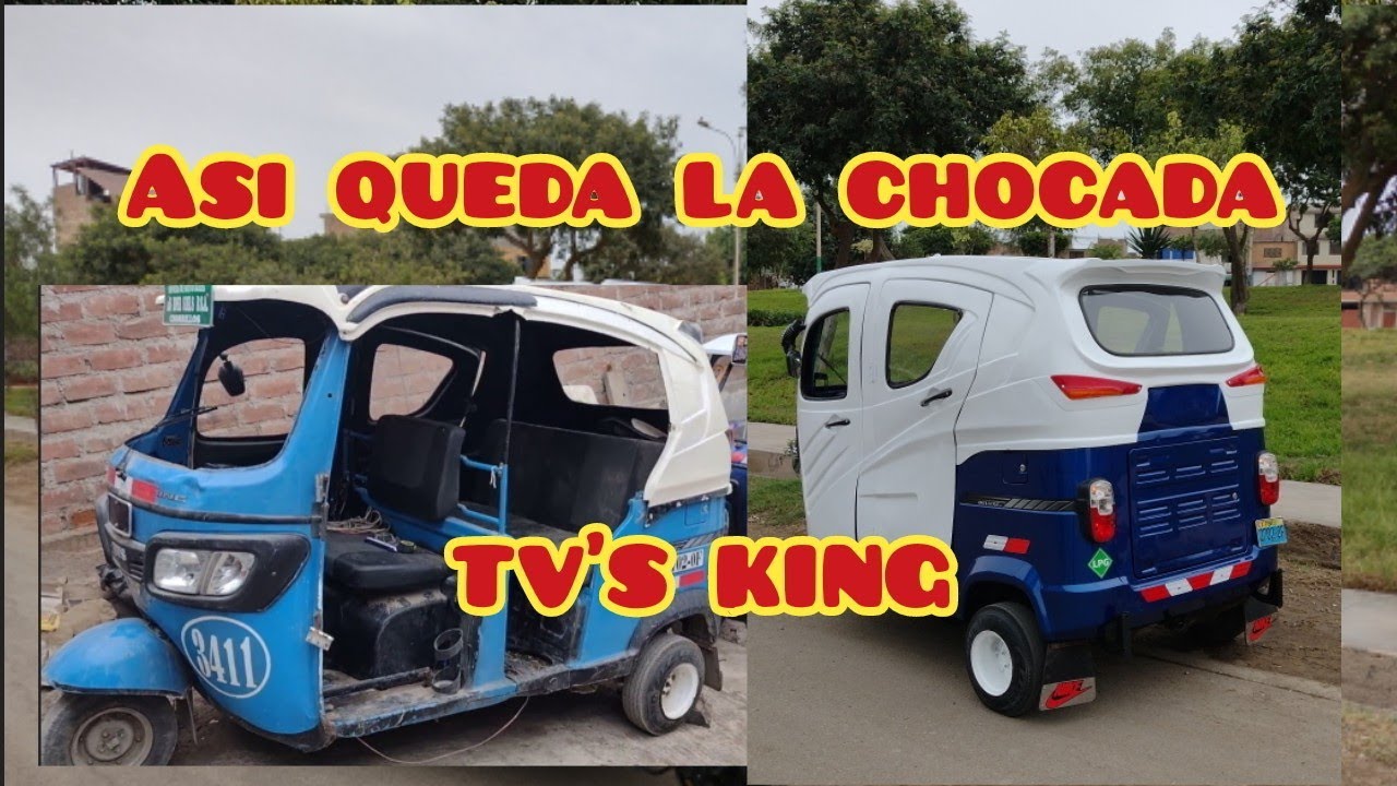 Así queda la moto chocada tv's king planchado y pintura ( poliuretano brillo directo y bicapa )