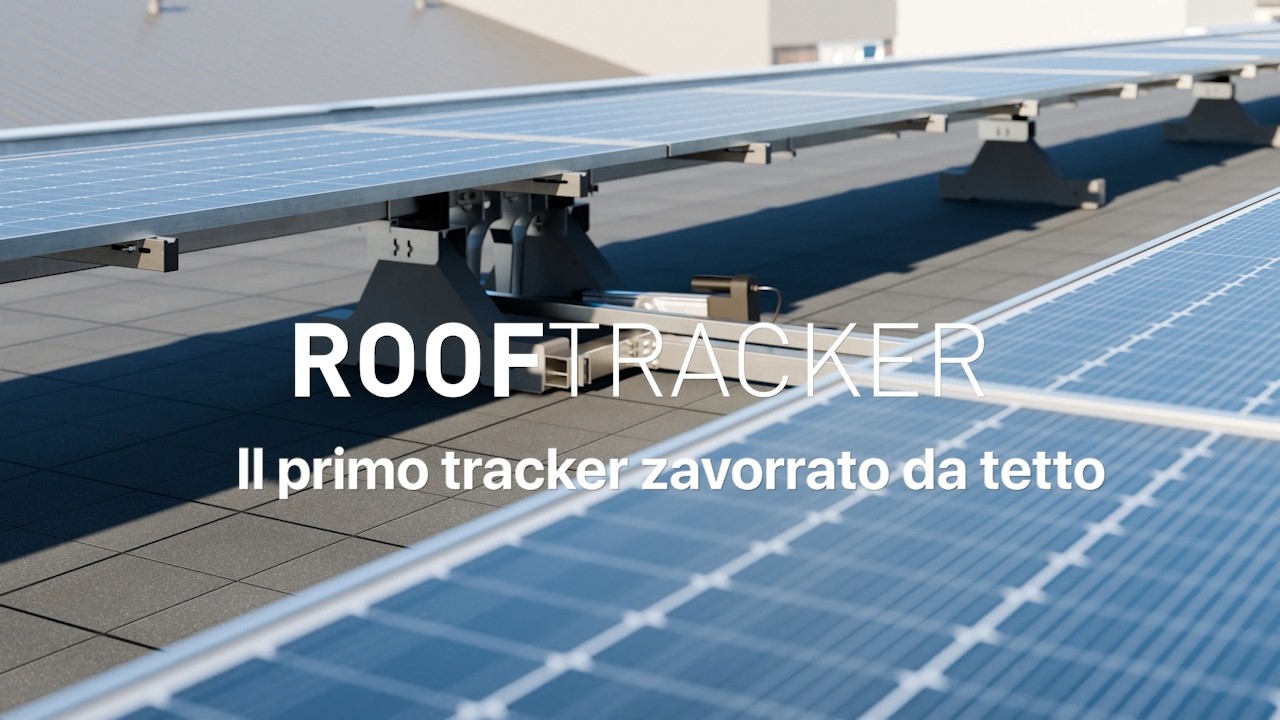 ROOF TRACKER: Il primo tacker da tetto zavorrato