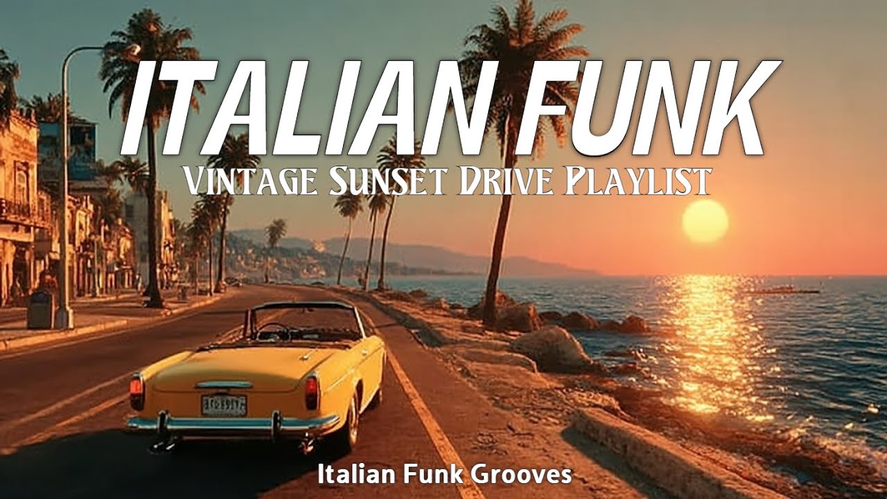 Italian Funk 80s Groove - Vintage Sunset Drive Playlist | Classic Funky Italo Soul Music