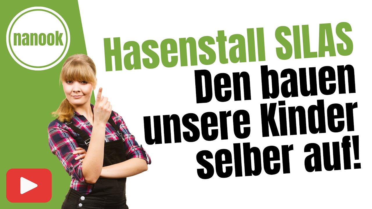 🟥  Hasenstall / Kaninchenstall ohne Werkzeug aufbauen