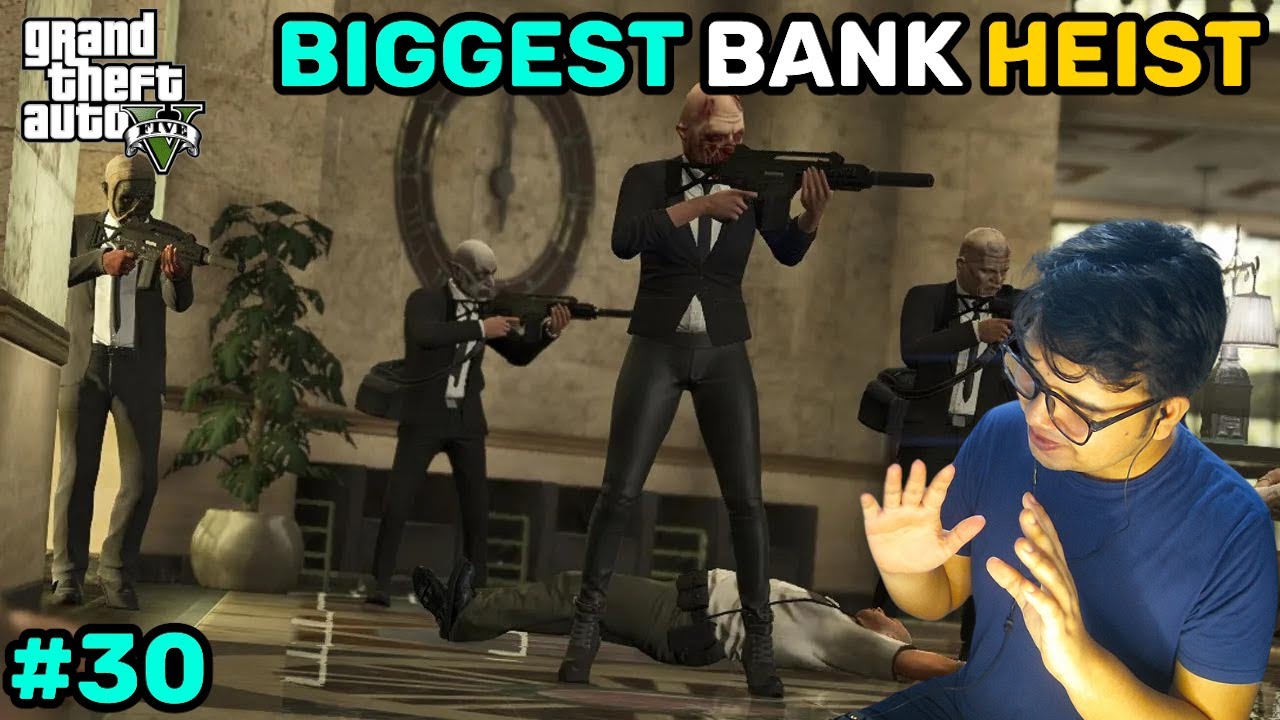 ব্যাংক ডাকাতি করে কোটিপতি  | BANK HEIST IN GTA 5 | GTA 5 BANGLA GAMEPLAY #30